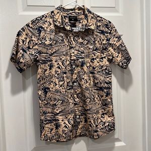 Quiksilver Hawaii Boys Hawaiian Shirt. Size US Large EU 14. EUC.